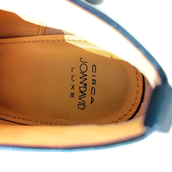 Joan and David leather, heeled platform, lace up boots LUXE - Picture 8 of 9